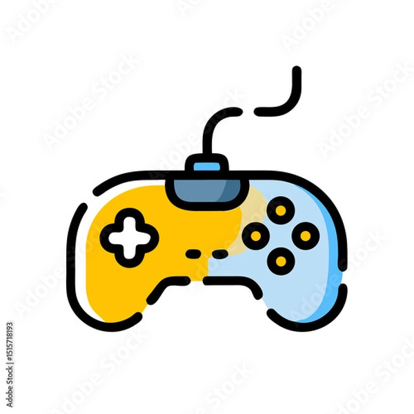 Obraz video game icon, video game controller icon, video game controller