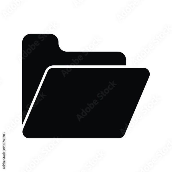 Fototapeta simple folder icon illustration design