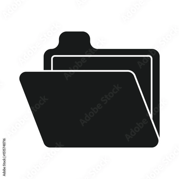 Fototapeta simple folder icon illustration design