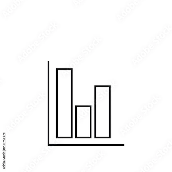 Fototapeta simple graphic icon