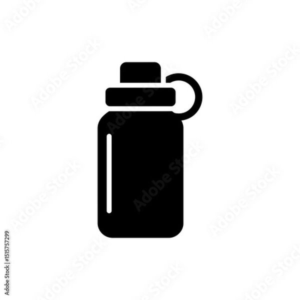 Fototapeta Reusable Bottle with Loop Handle Design