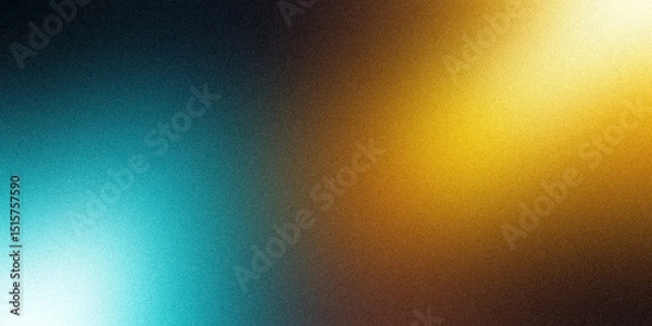 Obraz Vibrant Abstract Gradient Background with Orange and Blue Glow