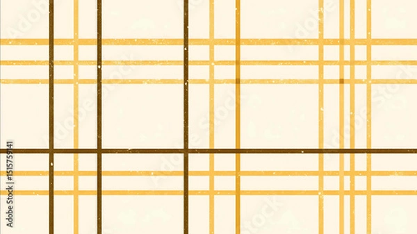Fototapeta Faint golden geometric lines forming a wide grid with large spacing ultrathin strokes on canary yellow refined elegance minimal deco influence premium f