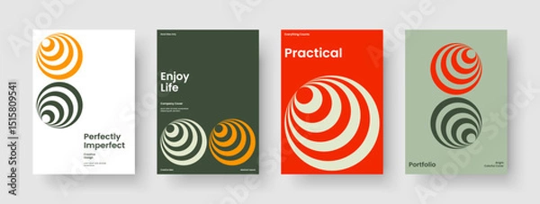 Fototapeta Geometric Background Template. Abstract Business Presentation Layout. Creative Brochure Design. Book Cover. Flyer. Banner. Report. Poster. Magazine. Journal. Handbill. Advertising. Notebook