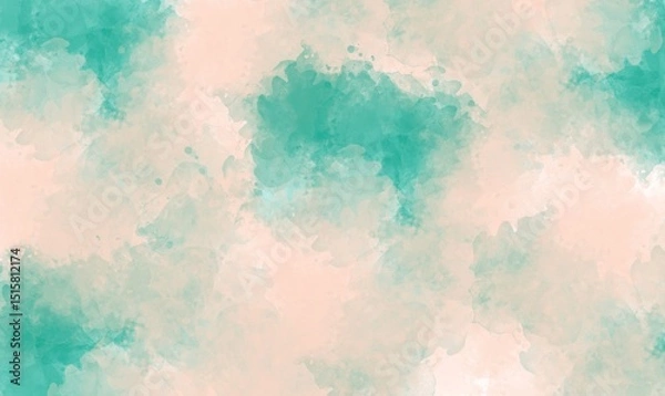 Fototapeta Abstract watercolor background texture for design.