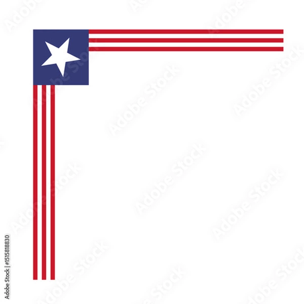 Obraz Happy Memorial Day USA Element