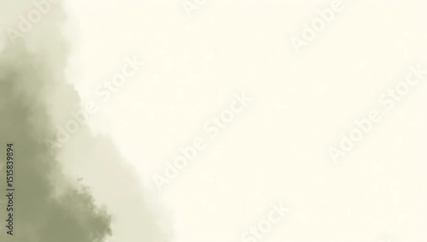 Fototapeta Abstract Atmospheric Background with Soft Clouds and Subtle Green Tones