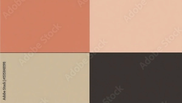 Obraz Abstract Minimalist Background with Neutral Tones and Geometric Shapes Design