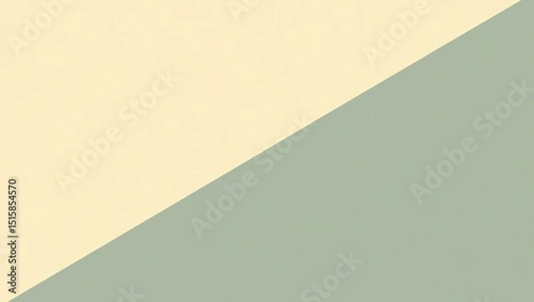 Fototapeta Two-toned Abstract Background with Diagonal Split of Yellow and Gray