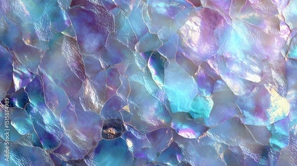 Obraz Colorful abstract texture with iridescent hues and intricate details.