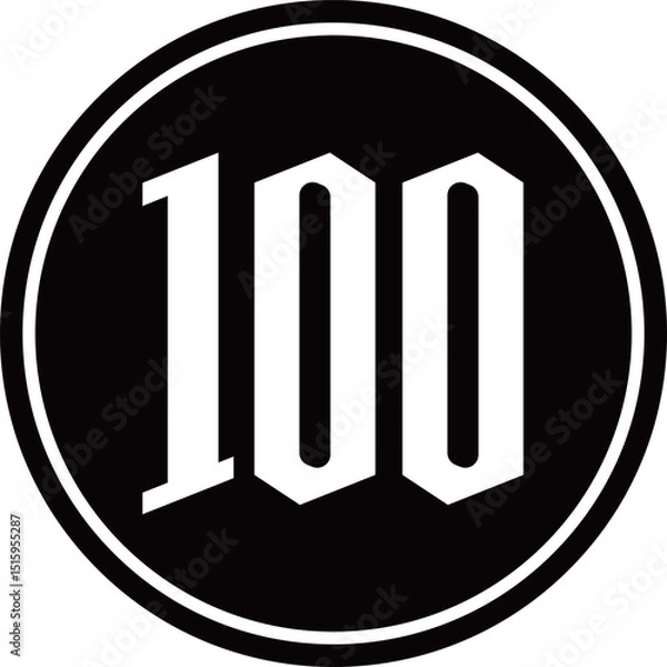 Obraz 100円　JPY　アイコン