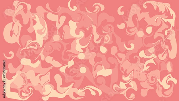 Obraz Pastel pink sticky texture abstract liquid background