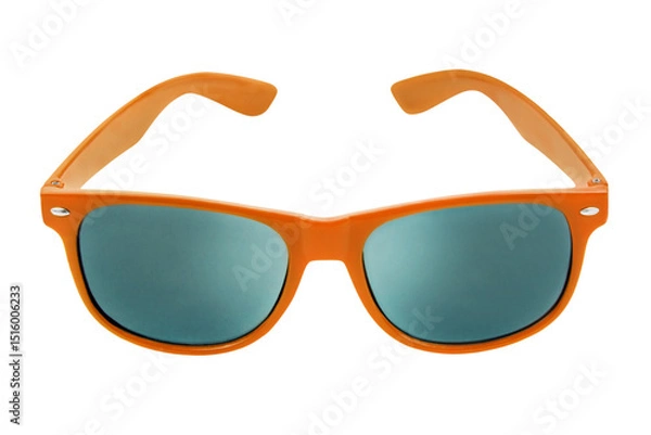 Obraz Orange Sunglasses isolated on transparent  background   PNG cut out