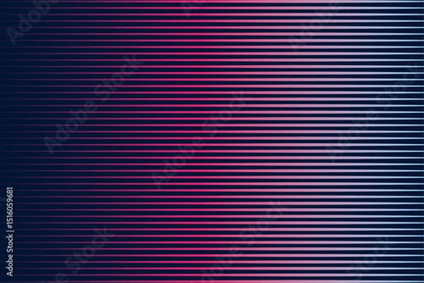 Obraz Horizontal Gradient Halftone