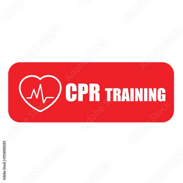 Fototapeta heart cpr medical icon vector design	