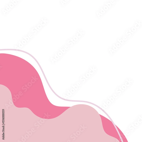 Obraz Aesthetic Blob Corner