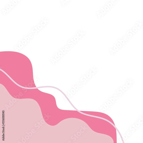 Obraz Aesthetic Blob Corner