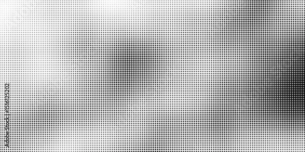 Obraz black and white background with halftone dots pattern background