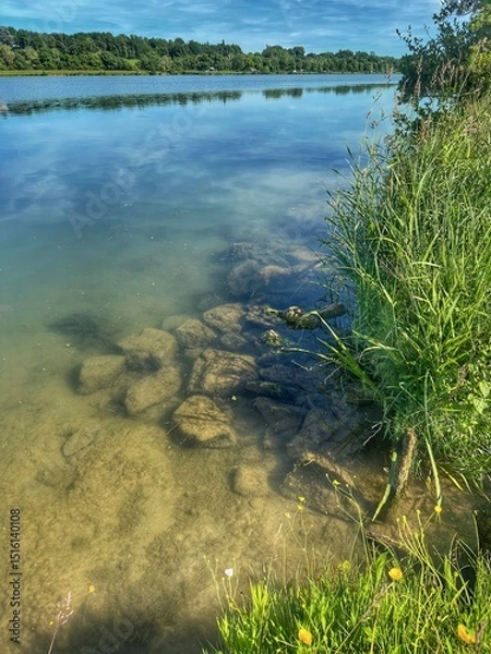 Obraz  Rive de la Saône en Bourgogne 