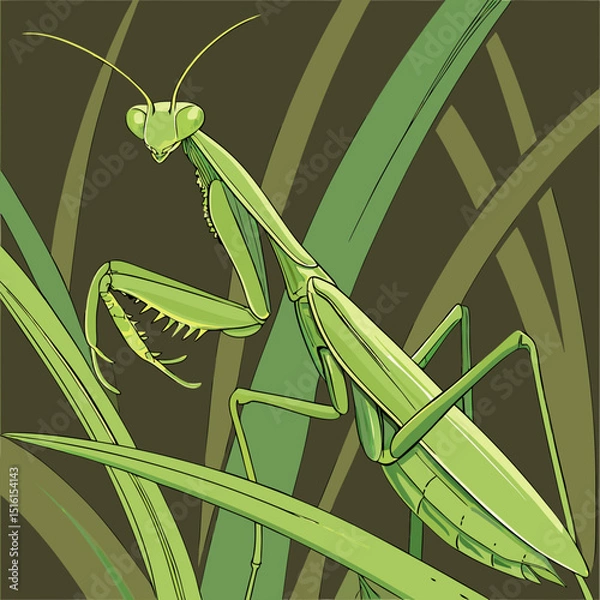 Obraz praying mantis