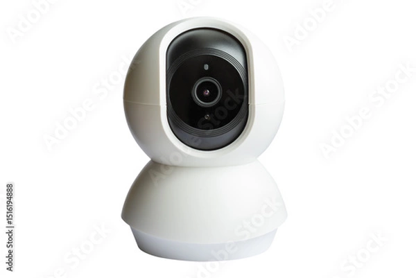 Fototapeta Wifi security home ip camera in PNG isolated on transparent background
