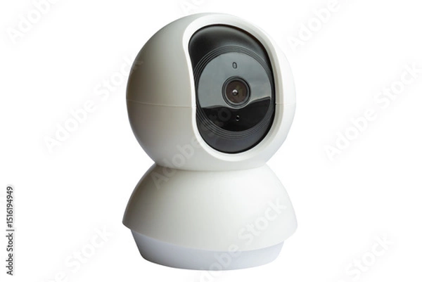 Fototapeta Wifi security home ip camera in PNG isolated on transparent background