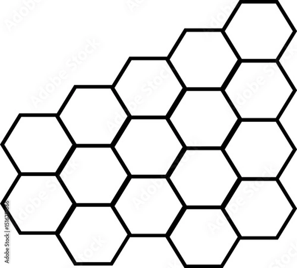 Fototapeta Honeycomb Background Vector
