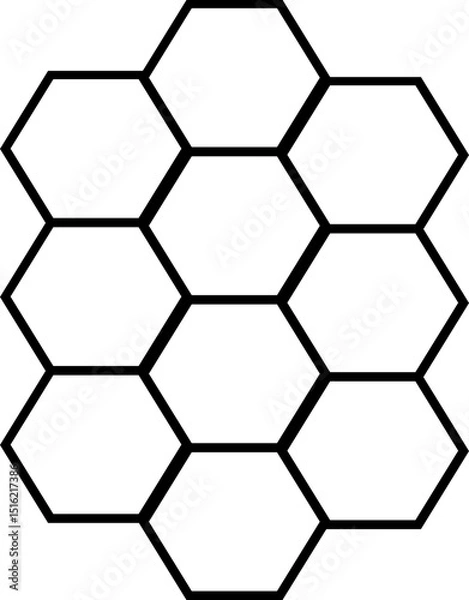 Fototapeta Honeycomb Background Vector