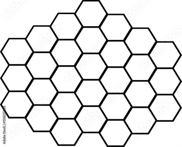Fototapeta Honeycomb Background Vector