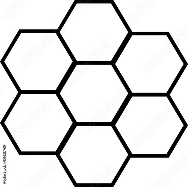 Fototapeta Honeycomb Background Vector