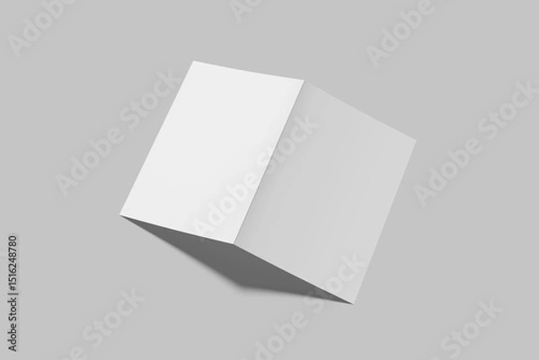 Obraz A5 Bifold Brochure Blank Mockup