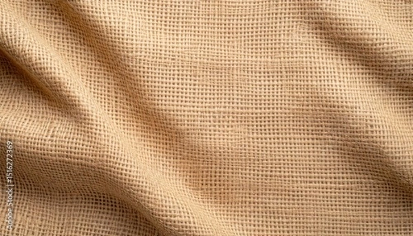 Fototapeta Burlap texture with natural fabric background.