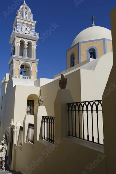 Obraz église orthodoxe Santorin 