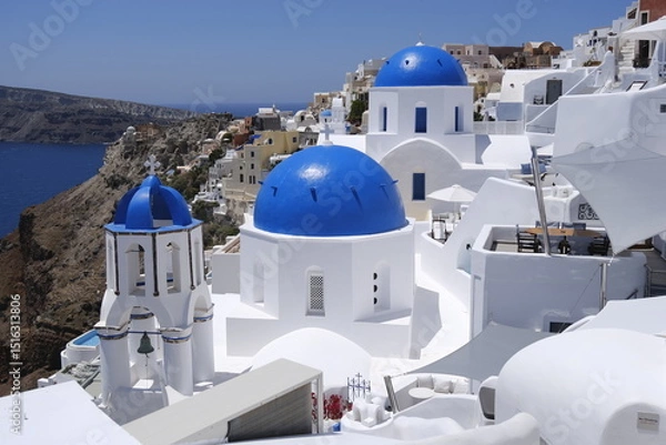 Obraz santorin Grèce 