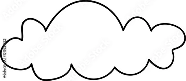 Obraz Cute Cloud Outline