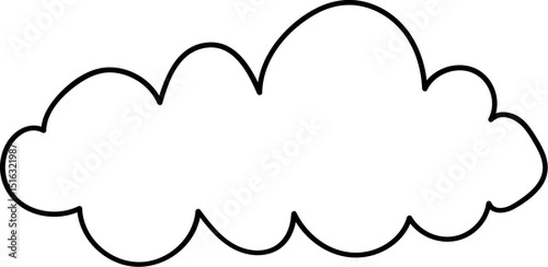 Obraz Cute Cloud Outline