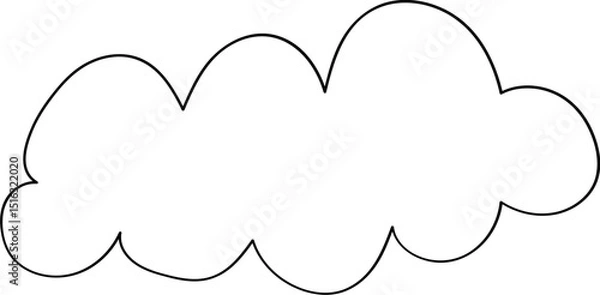 Obraz Cute Cloud Outline
