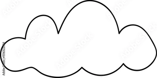 Obraz Cute Cloud Outline