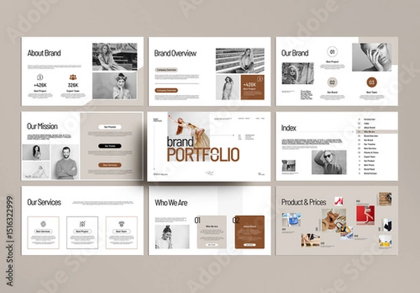 Obraz Brand Portfolio Presentation Template