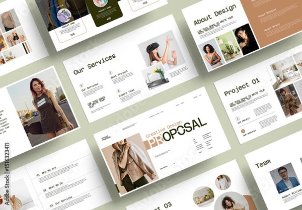 Obraz Creative Design Proposal Presentation Template
