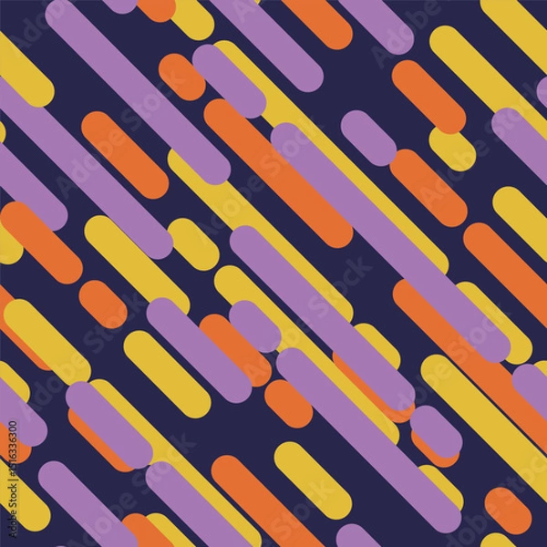 Obraz Seamless pattern with diagonal stripes. Abstract background. Vector illustration.