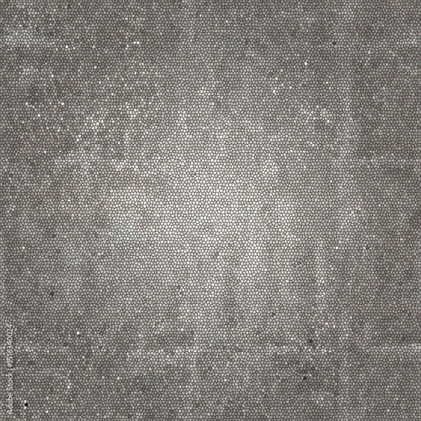 Fototapeta Gray stained glass mosaic texture creating a beautiful background