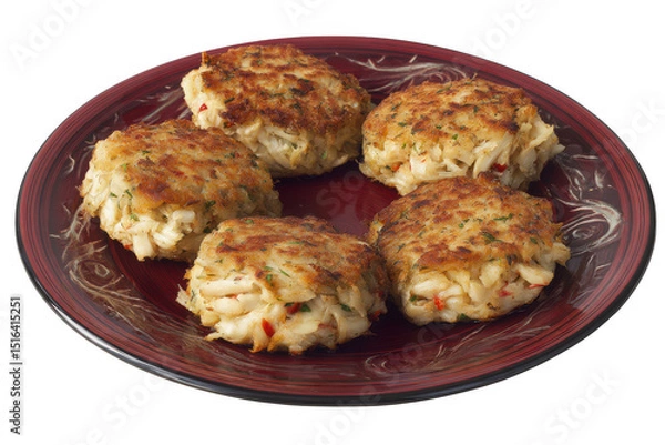 Fototapeta Delicious Homemade Crab Cakes Recipe Simple Steps for Perfect Seafood Appetizer