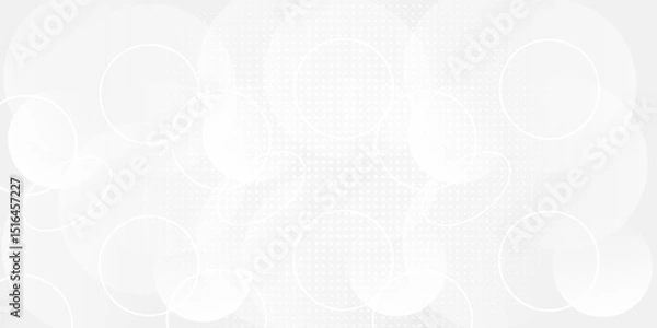 Fototapeta Modern graphic design element circles style concept for banner. vector.