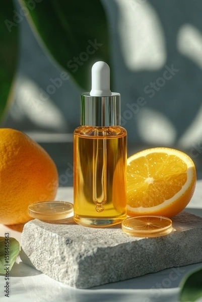 Obraz Floral Aromatherapy Oil with Sliced Oranges