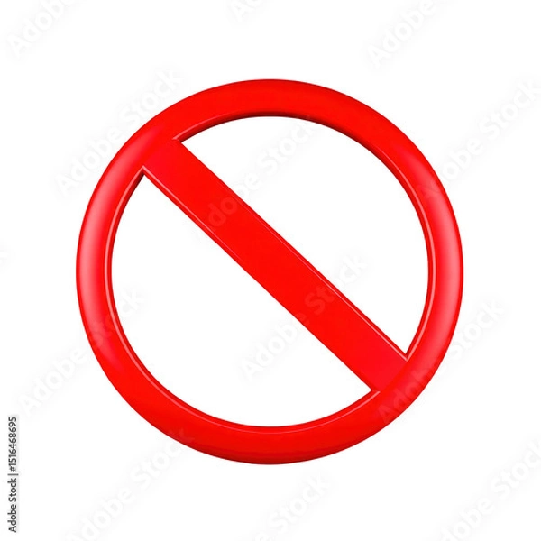 Fototapeta no parking sign with transparent background PNG and JPEG image	