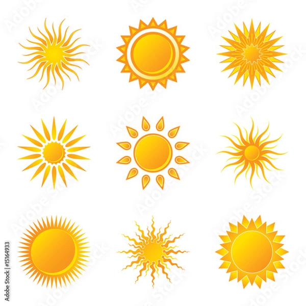 Fototapeta Vector Sun