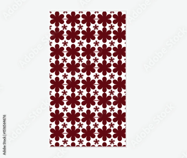 Obraz simple creative bedsheet pattern design