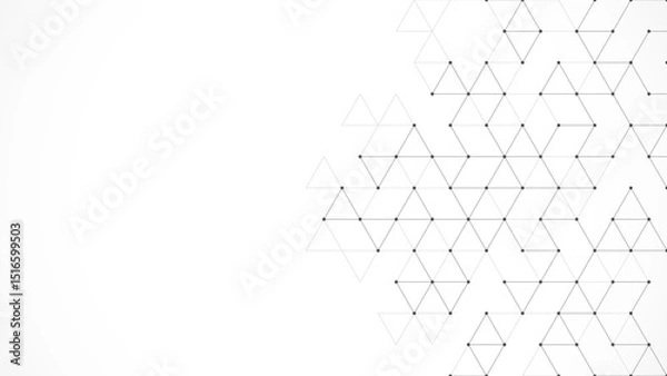 Obraz Creative idea of modern design with abstract geometric background. Minimalistic vector texture with linear pattern