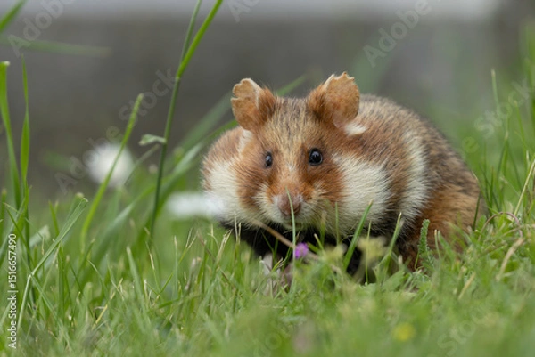 Obraz hamster in the grass